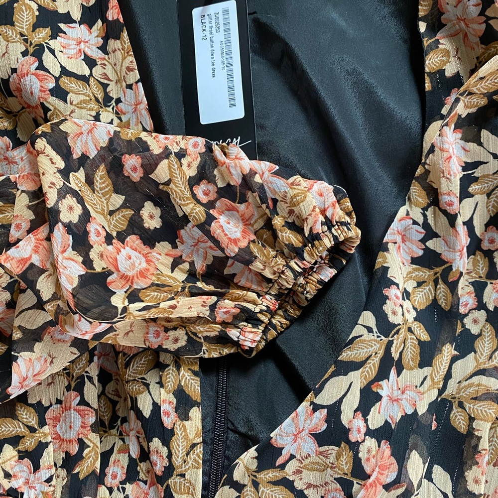 NWT Nasty Gal Floral Dress - Picture 4 of 5